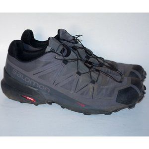 Salomon Speedcross 5 Gray Trail Athletic Turf Shoes